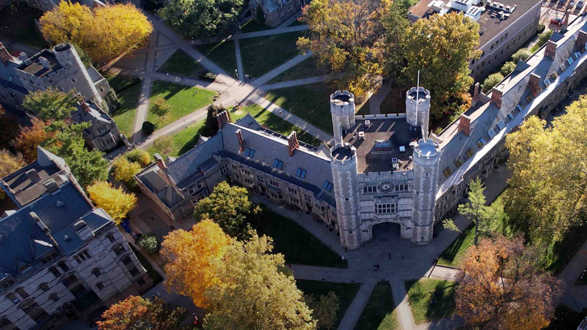 Princeton University Blair Arch Aerial