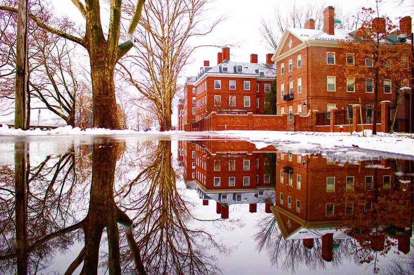 Harvard University River House Reflection